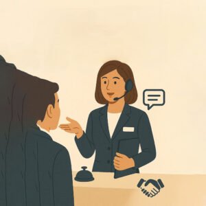 اتيكيت الاستقبال وفن خدمة العملاء